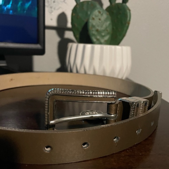 Great Used Condition M Streets Ahead Italian Leather Belt - Picture 12 of 14